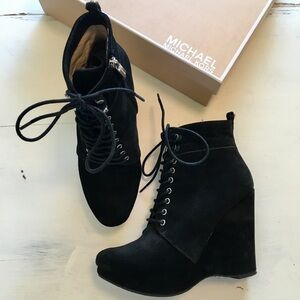 MICHAEL Michael Kors Black Ankle Boots